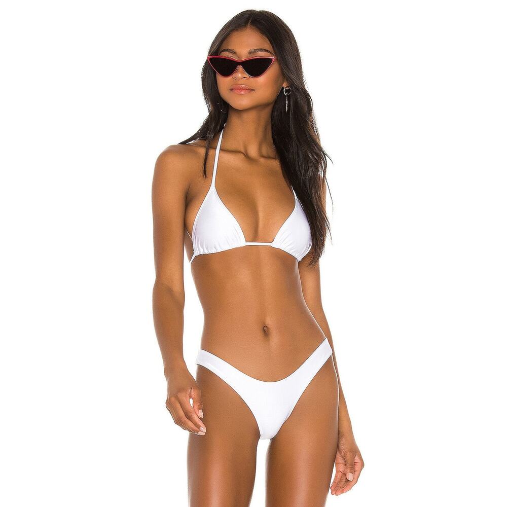 Lovewave The Campbell Bikini Top White - S